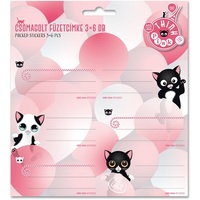 Ars Una Think-Pink 3x6db füzetcímke