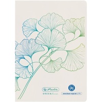 Herlitz GREENline Ginkgo A6 32lapos vonalas füzet