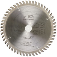 AEG fához 165x20mm 52 fogas körfűrészlap AEG fához 165x20mm 52 fogas körfűrészlap