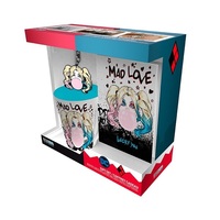 DC Comics "Harley Quinn Mad Love" 250 ml bögre + fém kulcstartó + füzet csomag