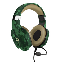 Trust GXT 323C Carus zöld terepszínű gamer headset