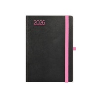 Kalendart Nero 2026 N012 B6 heti beosztású fekete-pink határidőnapló Kalendart Nero 2026 N012 B6 heti beosztású fekete-pink határidőnapló