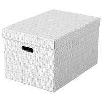 Esselte Home L méret 3db/csomag fehér tárolódoboz