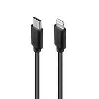 Acme CB1061 1m USB-C 2.0 - Lightning fekete kábel