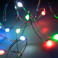 Home ML 112 RGB Micro RGB 100 LED/12 programos/beltéri színes LED-es karácsonyi fényfüzér