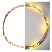 Emos D3AW06 LED 0,9m/10LED/beltéri/időzítős/2xAA/meleg fehér nano karácsonyi LED fényfüzér