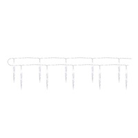 Emos DCGC01 1,35m/10LED/2xAA/beltéri/hideg fehér/időzítős/jégcsapok karácsonyi LED fényfüzér Emos DCGC01 1,35m/10LED/2xAA/beltéri/hideg fehér/időzítős/jégcsapok karácsonyi LED fényfüzér