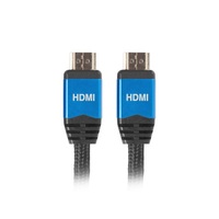 Lanberg 1,8m HDMI2.0 apa - apa fekete prémium kábel Lanberg 1,8m HDMI2.0 apa - apa fekete prémium kábel