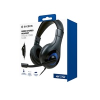 BigBen V1 PS4/PS5 sztereo fekete gamer headset