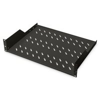 DIGITUS DN-19 TRAY-2-SW 19" 2U 450mm mély fekete fix polc