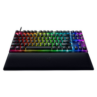 Razer Huntsman V2 Tenkeyless (Red Switch) US RGB fekete gamer billentyűzet