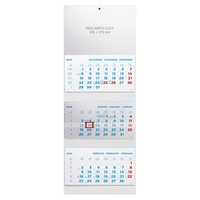 Kalendart 2026 T075 3 üres fej kék speditőrnaptár Kalendart 2026 T075 3 üres fej kék speditőrnaptár