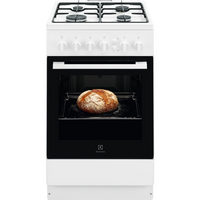 Electrolux LKG500000W fehér, szabadonálló, gáz, főzőzóna: 4, sütő:51L, grill, tűzhely Electrolux LKG500000W fehér, szabadonálló, gáz, főzőzóna: 4, sütő:51L, grill, tűzhely