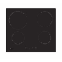Candy CC64CH fekete, beépíthető, elektromos üvegkerámia, főzőzóna: 4, beépíthető méret: 56cm, főzőlap