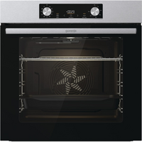 Gorenje BO6735E02X inox, beépíthető, sütőtér: 77L, grill, légkeverés, hidrolitikus, sütő