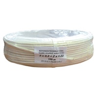 Honnor Security 2+2 eres, biztech kábel, 2x0,5mm2 és 2x0,22mm2 névleges keresztmetszetű, sodrott réz erek, árnyékolt