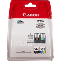 Canon PG-560Bk Fekete + CL-561 színes Multipack tintapatron