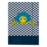 Herlitz Cute Animals Teknős A4 gumis mappa