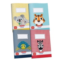 Herlitz Cute Animals A5 27-32 kockás füzet