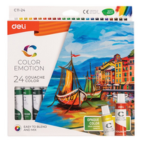 Deli Color Emotion 12ml 24db/csomag akrilfestékkészlet