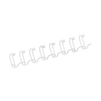 Fellowes 10 mm 51-80 laphoz fehér fémspirál