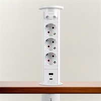 Delight 20451W fehér 3-as motoros rejtett elosztó + 1 USB-A, 1 USB-C port Delight 20451W fehér 3-as motoros rejtett elosztó + 1 USB-A, 1 USB-C port