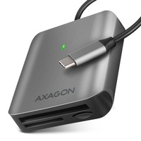 Axagon CRE-S3C USB-C 3.2 SD/microSD/CF külső kártyaolvasó