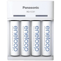 Panasonic Eneloop K-KJ61MCD40USB AA 2000mAh USB akkutöltő +4xAA akku