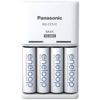 Panasonic Eneloop K-KJ51MCD40E AA 2000mAh akkutöltő +4xAA akku