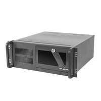 Lanberg SC01-4504-10B 19" 4U SZÉL:430mm MÉLY:450mm MAG:177mm táp nélküli rack szerver ház