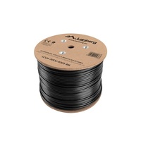 Lanberg LCU6-30CU-0305-BK Cat.6 UTP AWG23 Fca PE+PVC 305m árnyékolatlan zselés fekete kültéri kábel