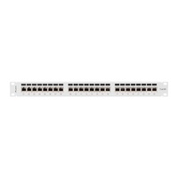 Lanberg PPSA-1024-S 19" 1U 24port Cat.6A FTP árnyékolt szürke patch panel