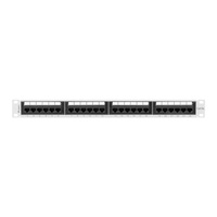 Lanberg PPUA-1024-S 19" 1U 24port Cat.6A UTP árnyékolatlan szürke patch panel