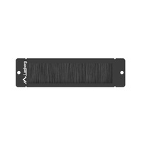 Lanberg AK-1104-B 10" 1U fésűs fekete kábelbevezető panel