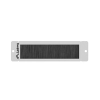 Lanberg AK-1104-S 10" 1U fésűs szürke kábelbevezető panel