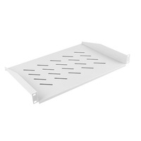 Lanberg AK-1008-S 19" 1U MÉLY:315mm MAX:20kg fix szürke tálca 2 ponton rögzített csavarral