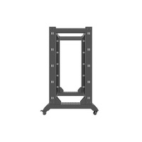 Lanberg OR01-6822-B 19" 22U SZÉL:600mm MÉLY:800mm MAG:1249mm lapraszerelt fekete rack keret