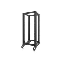 Lanberg OR01-6827-B 19" 27U SZÉL:600mm MÉLY:800mm MAG:1472mm lapraszerelt fekete rack keret
