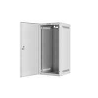 Lanberg WF10-2312-00S 10" 12U SZÉL:280mm MÉLY:310mm MAG:603mm lapraszerelt fémajtós szürke fali rack szekrény