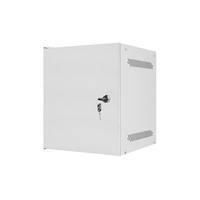 Lanberg WF10-2306-00S 10" 6U SZÉL:280mm MÉLY:310mm MAG:336mm lapraszerelt fémajtós szürke fali rack szekrény
