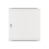 Lanberg WF01-6612-00S 19" 12U SZÉL:600mm MÉLY:600mm MAG:645mm lapraszerelt fémajtós szürke fali rack szekrény