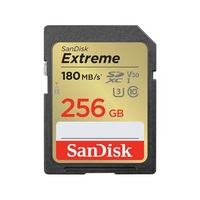 Sandisk 00121581 256GB SD Extreme (SDXC Class 10 UHS-I U3) memóriakártya