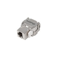 Lanberg KSFA-2000 Cat.6A FTP 180°-os szerszám nélkül szerelhető árnyékolt RJ45 Keystone jack