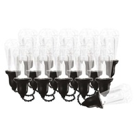 Emos DCPW04 16x party égő átlátszó, 7,6 m, kültéri és beltéri, meleg fehér LED fényfüzér