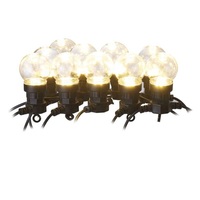 Emos DCPW02 10x party égő, átlátszó, 5 m, kültéri és beltéri, meleg fehér LED fényfüzér