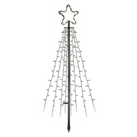 Emos DCTC02 fém 180 cm kültéri és beltéri hideg fehér időzítő LED karácsonyfa