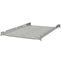 Stalflex B-RSA19-1U-650G 19" 1U 650mm mély 4 ponton rögzíthető szürke fix tálca