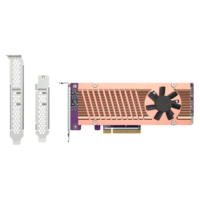 QNAP QM2-2P-384A 2x M.2 SSD port bővítő kártya, PCIe