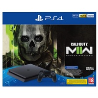 PlayStation 4 Slim 500GB fekete konzol + Call of Duty Modern Warfare 2