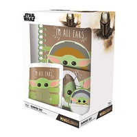 Star Wars: The Mandalorian "I`m All Ears" Premium A5 füzet + kulcstartó + 320ml bögre + alátét csomag